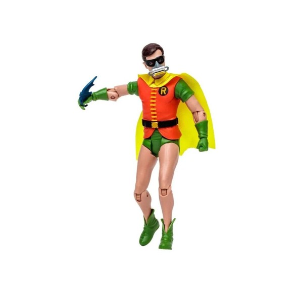 McFarlane Toys DC Retro Batman 66: Robin with Oxygen Mask Exclusive New - Picture 2 of 6